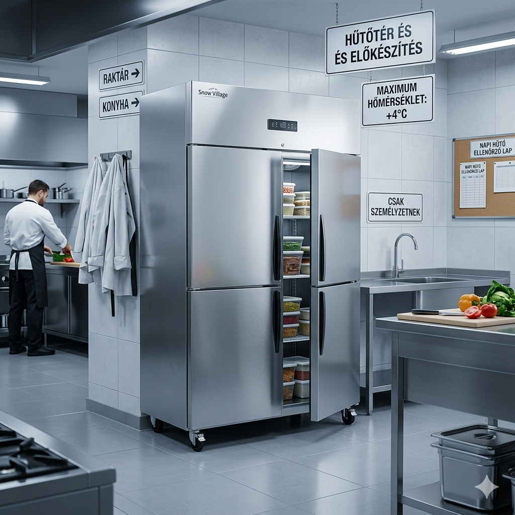 Rozsdamentes acél hűtőszekrény (Stainless Steel Fridge)