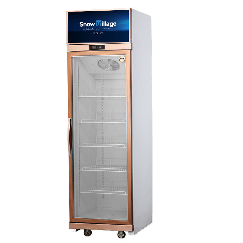 Függőleges hűtött vitrinek üvegajtóval, LC/LD sorozat, ventilációs hűtés - 1/2/3/4 ajtós