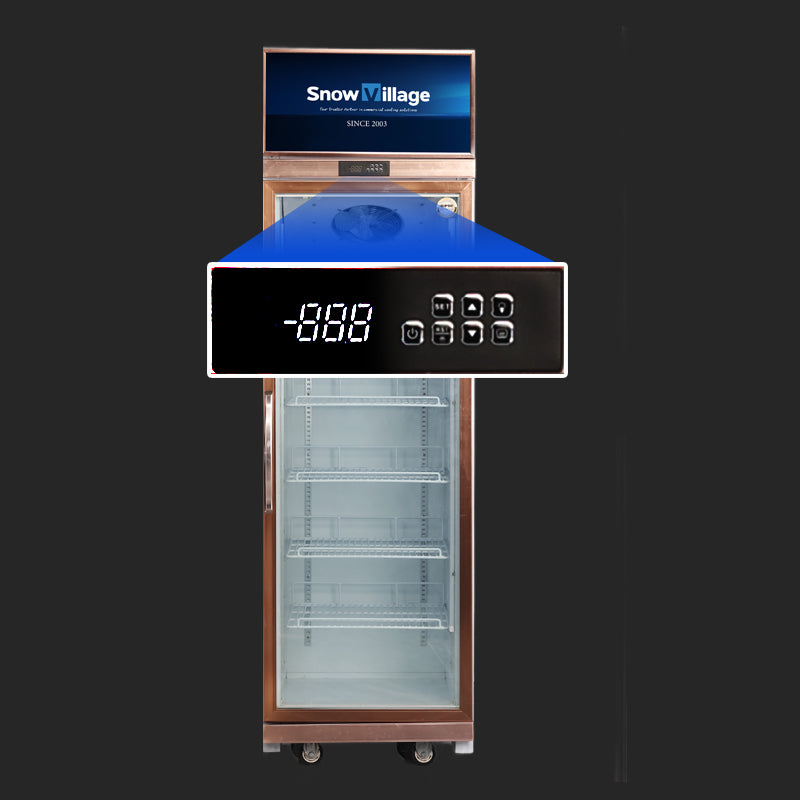 Függőleges hűtött vitrinek üvegajtóval, LC/LD sorozat, ventilációs hűtés - 1/2/3/4 ajtós