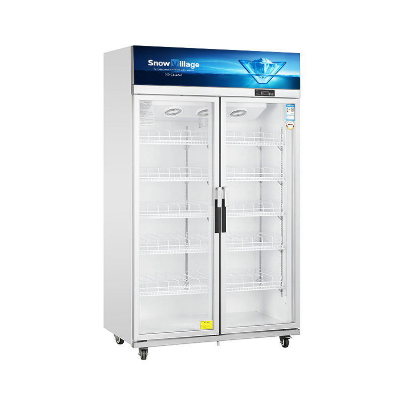 Függőleges hűtött vitrinek üvegajtóval, LC/LD sorozat, ventilációs hűtés - 1/2/3/4 ajtós