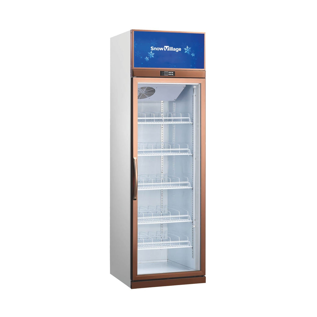 Függőleges hűtött vitrinek üvegajtóval, LC/LD sorozat, ventilációs hűtés - 1/2/3/4 ajtós