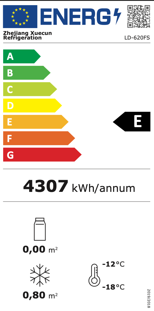 Függőleges hűtött vitrinek üvegajtóval, LC/LD sorozat, ventilációs hűtés - 1/2/3/4 ajtós